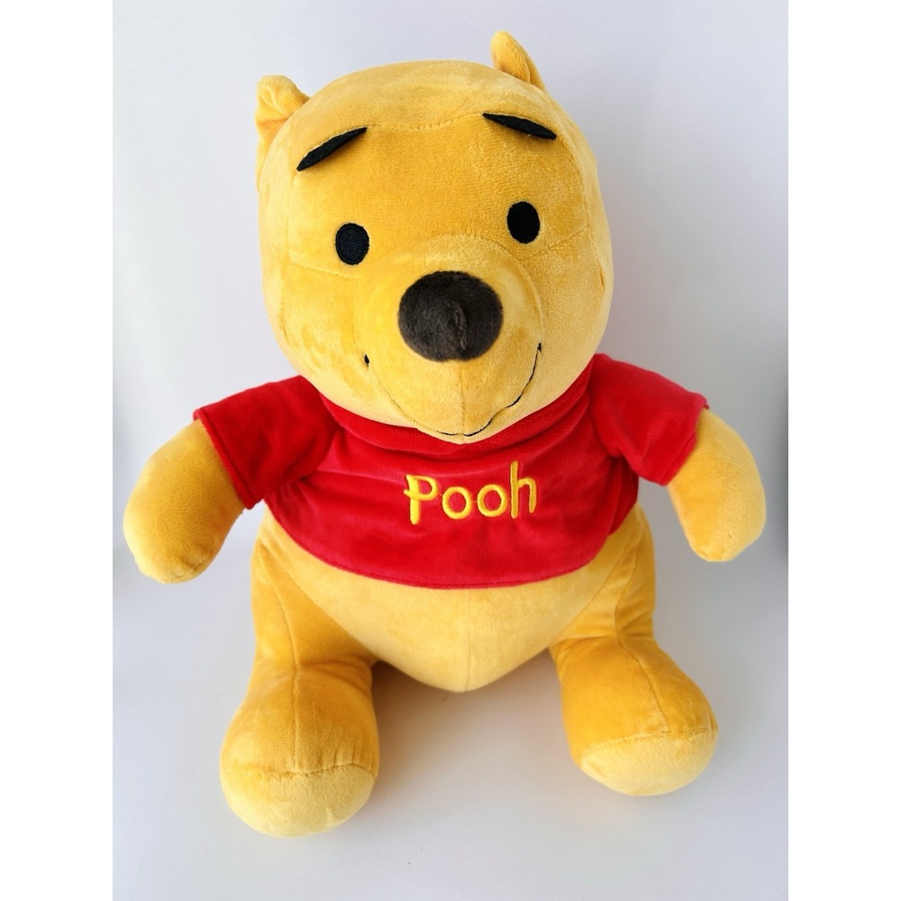 Disney Winnie The Pooh Backpack BIG 15" Stuffed‎ Plush  Bag NEW With Tags